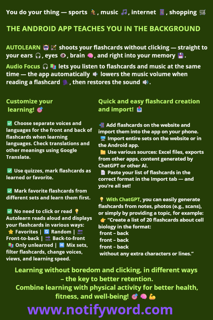 Android Flashcards App
