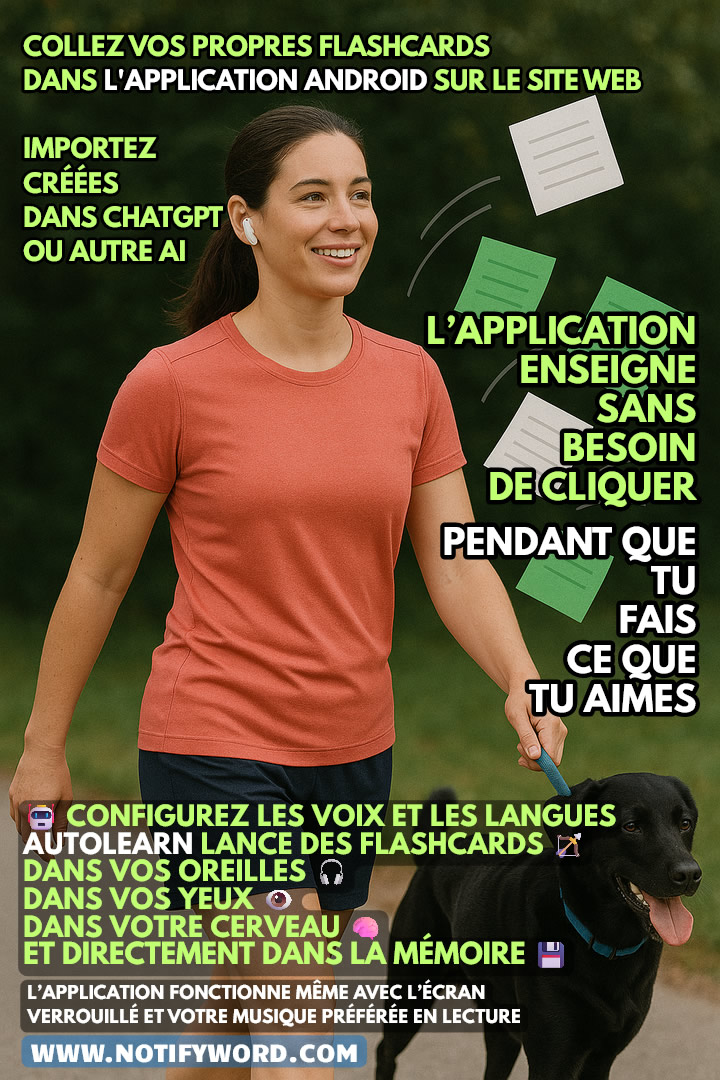 Apprentissage des langues au travail ou en vacances – l’application Android enseigne sans cliquer.