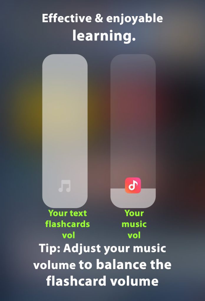 tekstowe fiszki do słuchania