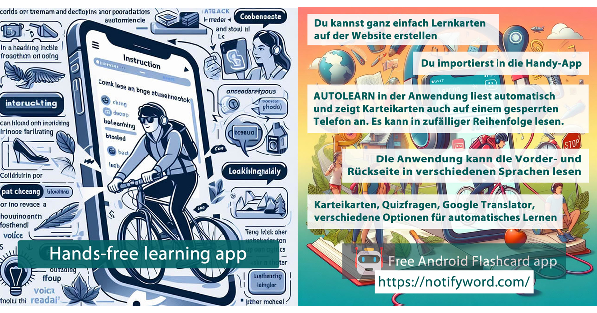 Lernkarten -App für Android